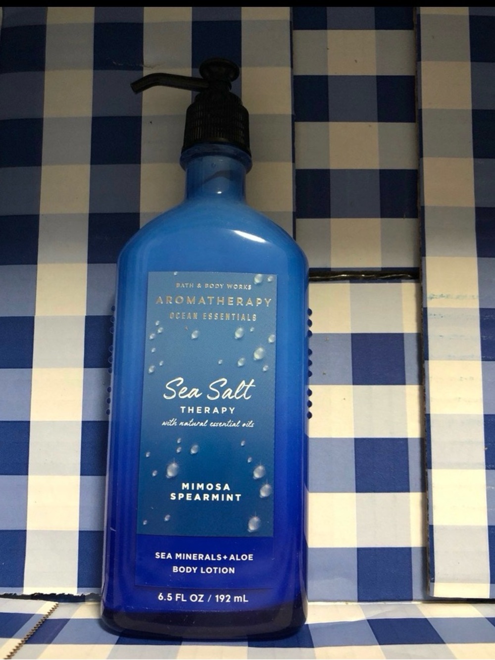 Bath & Body Works Sea Salt Therapy Body Lotion - Blue